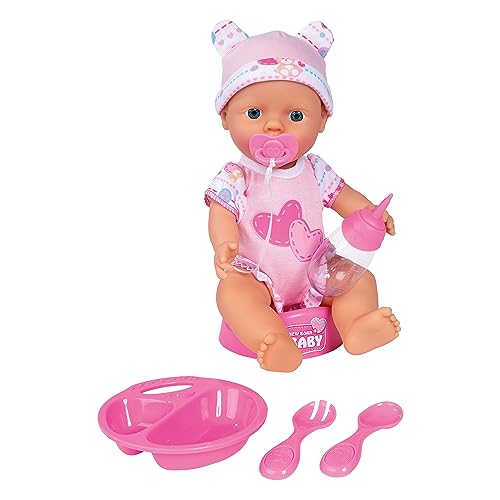 Simba 105030005 – New Born Baby Puppe, Vollvinylpuppe mit Trink- und Nässfunktion, 7 Teile, 30cm Babypuppe, ab 3 Jahren Simba 105030005 – New Born Baby Puppe, Vollvinylpuppe mit Trink- und Nässfunktion, 7 Teile, 30cm Babypuppe, ab 3 Jahren von Simba