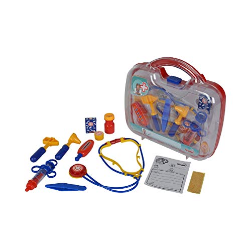 Simba 105542578 - Großer Doktorkoffer, transparenter Deckel, 10 Teile, 30x28cm, ab 3 Jahre Simba 105542578 - Großer Doktorkoffer, transparenter Deckel, 10 Teile, 30x28cm, ab 3 Jahre von Smoby