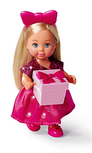 Simba 105733599 - Evi Love Surprise, 2-Fach Sortiert, es Wird nur EIN Artikel geliefert, Puppe im süßen Glitzerkleid mit Schleife und Überraschungsgeschenk, 12cm Spielpuppe, ab 3 Jahren Simba 105733599 - Evi Love Surprise, 2-Fach Sortiert, es Wird nur EIN Artikel geliefert, Puppe im süßen Glitzerkleid mit Schleife und Überraschungsgeschenk, 12cm Spielpuppe, ab 3 Jahren von Simba