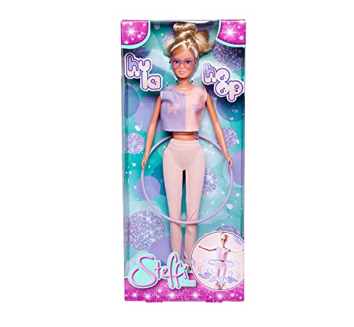 Simba 105733619 - Steffi Love Hula Hoop, Spielpuppe trägt EIN sportliches Outfit mit Hula-Hoop und mechanischer Funktion, 29cm, ab 3 Jahre Simba 105733619 - Steffi Love Hula Hoop, Spielpuppe trägt EIN sportliches Outfit mit Hula-Hoop und mechanischer Funktion, 29cm, ab 3 Jahre von Simba