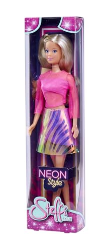 Steffi Love Neon Style, 2-fach sortiert, es wird nur ein Artikel geliefert, Puppe in coolen Neonfarben und Gürtelrock, 29cm Spielpuppe , ab 3 Jahren Steffi Love Neon Style, 2-fach sortiert, es wird nur ein Artikel geliefert, Puppe in coolen Neonfarben und Gürtelrock, 29cm Spielpuppe , ab 3 Jahren von Simba