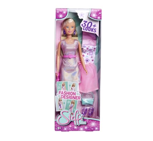 Steffi Love Fashion Designer, Spielpuppe mit einem 13-tlg. Fashion Set, kreiere über 30 verschiedene Outfits, 29cm, ab 3 Jahren Steffi Love Fashion Designer, Spielpuppe mit einem 13-tlg. Fashion Set, kreiere über 30 verschiedene Outfits, 29cm, ab 3 Jahren von Simba