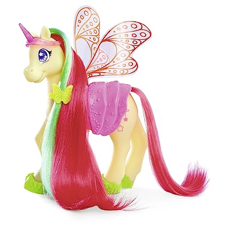 Sweet Pony Fairies, Erwachsenes und Fohlen Pony, mit Clip on Rock, Flügeln, 5 Zubehörteile, 22cm, Spielpferde ab 3 Jahre Sweet Pony Fairies, Erwachsenes und Fohlen Pony, mit Clip on Rock, Flügeln, 5 Zubehörteile, 22cm, Spielpferde ab 3 Jahre von Simba