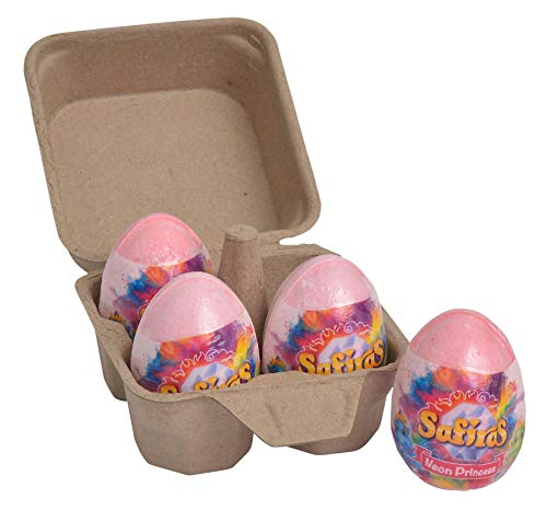 Simba 105951019 - Safiras Neon Princess, 4er Pack, jeweils im aus Pulver gepressten Ei zum Auflösen in Wasser, 5cm, ab 3 Jahre Simba 105951019 - Safiras Neon Princess, 4er Pack, jeweils im aus Pulver gepressten Ei zum Auflösen in Wasser, 5cm, ab 3 Jahre von Simba