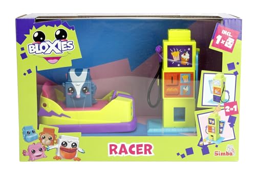 SIMBA 105952629 – Bloxies Fahrzeug Spielset, mit Press and Go Funktion, 12cm, 2-in-1 Ladestation und Snack Automat, 1 Bloxie-Figur, ab 3 Jahren SIMBA 105952629 – Bloxies Fahrzeug Spielset, mit Press and Go Funktion, 12cm, 2-in-1 Ladestation und Snack Automat, 1 Bloxie-Figur, ab 3 Jahren von Simba