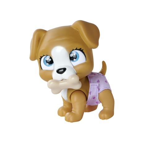 Simba 105953050 – Pamper Petz Hund, mit Trink- und Nässfunktion, Spielzeughund für Kinder ab 3 Jahren, Welpe zum Spielen, mit Überraschung und magischer Pfote von Simba