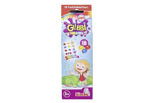 Simba 105953676 Glibbi Colors, 18 Farbtabletten, rot, gelb, blau, färben das Wasser, 36g, ab 3 Jahren Simba 105953676 Glibbi Colors, 18 Farbtabletten, rot, gelb, blau, färben das Wasser, 36g, ab 3 Jahren von Simba