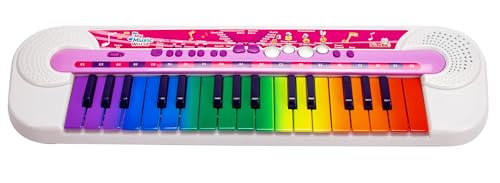 My Music World Girls Keyboard, 32 Tasten, 8 Demos, 6 Rhythmen, 45x13cm, Musikinstrument für Kinder, ab 3 Jahren My Music World Girls Keyboard, 32 Tasten, 8 Demos, 6 Rhythmen, 45x13cm, Musikinstrument für Kinder, ab 3 Jahren von Simba