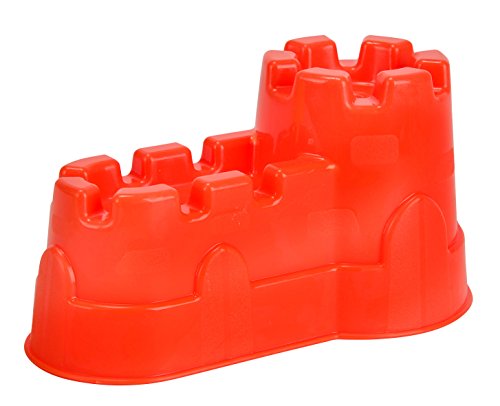 Simba 107101677 - Burg-Sandformen lose, es wird nur ein Artikel geliefert, Turm oder Mauerteil, Höhe 9cm, Sandkasten, Sandspielzeug von Simba
