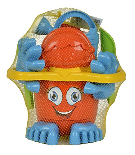 Simba 107113021 - Eimergarnitur mit Füßen, Sandspielzeug, Sandkasten, Wasserspielzeug, 11 Teile, Rechen, Gießer, Schaufel, 15cm, es Wird nur EIN Artikel geliefert Simba 107113021 - Eimergarnitur mit Füßen, Sandspielzeug, Sandkasten, Wasserspielzeug, 11 Teile, Rechen, Gießer, Schaufel, 15cm, es Wird nur EIN Artikel geliefert von Simba