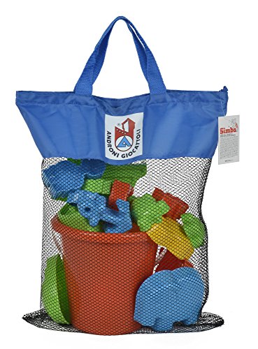 Simba 107114090 - Sandspielset, Eimergarnitur, Sandkasten, 22 Teile, 50x26, 5cm, Es Wird Nur Ein Artikel Geliefert Simba 107114090 - Sandspielset, Eimergarnitur, Sandkasten, 22 Teile, 50x26, 5cm, Es Wird Nur Ein Artikel Geliefert von Simba