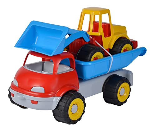 LKW Kipper mit Bagger, Sandspielzeug, 29cm/36cm, Reifen Softmaterial, ab 10 Monate LKW Kipper mit Bagger, Sandspielzeug, 29cm/36cm, Reifen Softmaterial, ab 10 Monate von Simba