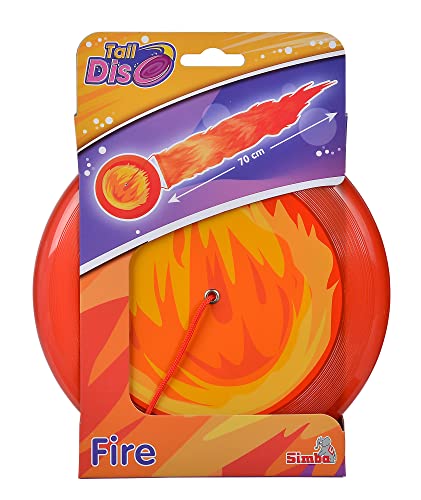 Taildisc Feuer, Wurfscheibe mit cooler Bedruckung und Schweif, D:22cm, 95cm, ab 3 Jahren Taildisc Feuer, Wurfscheibe mit cooler Bedruckung und Schweif, D:22cm, 95cm, ab 3 Jahren von Simba