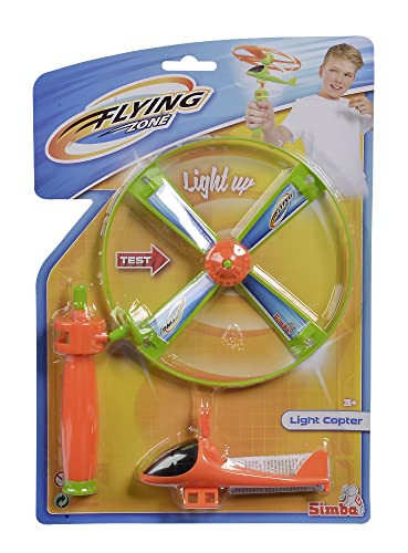 Simba 107206455 - Licht Propeller Flugspiel, 2-Fach Sortiert, es Wird nur EIN Artikel geliefert, mit Licht, Starter mit Seilzug, ab 3 Jahre Simba 107206455 - Licht Propeller Flugspiel, 2-Fach Sortiert, es Wird nur EIN Artikel geliefert, mit Licht, Starter mit Seilzug, ab 3 Jahre von Simba