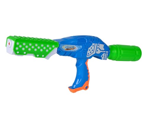 Simba 107276065 - Waterzone Bottle Blaster Pro, Wasserpistole, Pumpmechanismus, Aufnahme für PET-Flaschen, Tankvolumen: 250ml, Reichweite: 8m von Simba