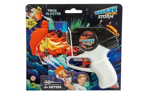 Waterzone Storm Trick Blaster, farbig Bedruckt, Abzugsmechanismus, 270 Grad schwenkbare Mündung, Doppelstrahl, Tankvolumen: 150ml, Reichweite: 6m, 20cm, ab 3 Jahren Waterzone Storm Trick Blaster, farbig Bedruckt, Abzugsmechanismus, 270 Grad schwenkbare Mündung, Doppelstrahl, Tankvolumen: 150ml, Reichweite: 6m, 20cm, ab 3 Jahren von Simba