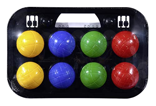 Simba 107401391 - Boccia Spiel Tragekorb, 8 Kugeln 7x8cm, 2 Zielkugeln, grün , gelb , blau , rot Simba 107401391 - Boccia Spiel Tragekorb, 8 Kugeln 7x8cm, 2 Zielkugeln, grün , gelb , blau , rot von Simba