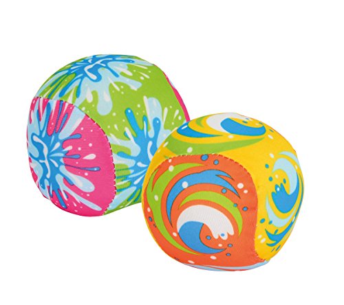 Simba 107799978 - Water Fun Wasserbomben Bälle, 2 Stück , wasseraufsaugend, 8cm, ab 3 Jahren, Mehrfarbig von Simba