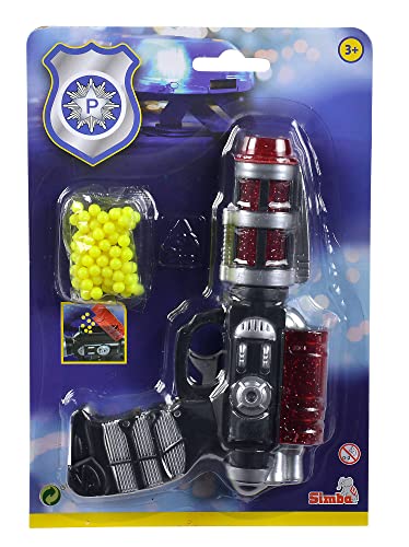 Simba 108022557 - Space Pistole mit Munition, 3-Fach Sortiert, es wird nur ein Artikel geliefert, 100 Kugeln, 18cm, Spielzeugwaffe, ab 3 Jahren Simba 108022557 - Space Pistole mit Munition, 3-Fach Sortiert, es wird nur ein Artikel geliefert, 100 Kugeln, 18cm, Spielzeugwaffe, ab 3 Jahren von Simba