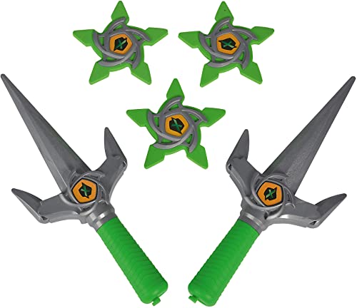 Simba 108042239 - Next Ninja Messer zum Zusammenstecken mit DREI Wurfsternen, 2 Messer mit mech. Funktion und zum Zusammenstecken, 3 Wurfsterne, ab 3 Jahre Simba 108042239 - Next Ninja Messer zum Zusammenstecken mit DREI Wurfsternen, 2 Messer mit mech. Funktion und zum Zusammenstecken, 3 Wurfsterne, ab 3 Jahre von Simba