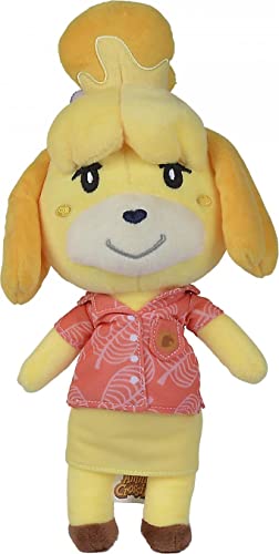 Simba 109231002 - Animal Crossing Isabelle, 25cm Plüschtier, New Horizons, Nintendo, Plüschfigur für Kinder ab den ersten Lebensmonaten von Simba