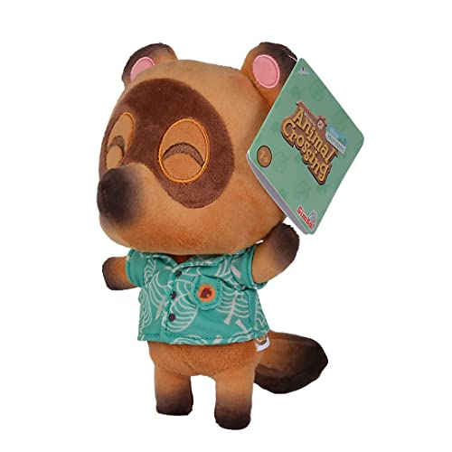 Simba 109231003 - Animal Crossing Timmy, 25cm Plüschtier, New Horizons, Nintendo, Plüschfigur für Kinder ab den ersten Lebensmonaten von Simba