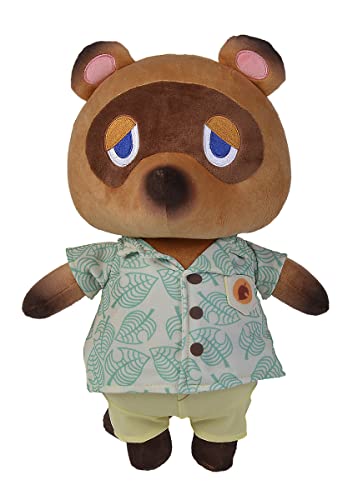 Simba 109231005 - Animal Crossing Tom Nook, 40cm Plüschtier, New Horizons, Nintendo, Plüschfigur für Kinder ab den ersten Lebensmonaten von Simba