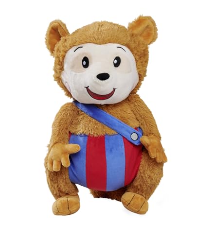 Simba 109241017 - Bobo Siebenschläfer Kuscheltier, Sing mit mir Plüschtier, spielt Musik, 35 cm großer Kuschelspaß, für Kinder ab 3 Jahren von Simba