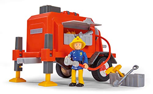 Simba 109251041 Feuerwehrmann Sam Anhänger mit Figur Simba 109251041 Feuerwehrmann Sam Anhänger mit Figur von Simba