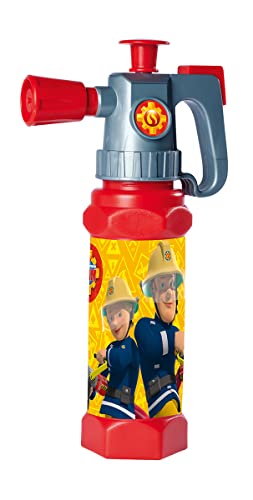 Simba 109252514 - Feuerwehrmann Sam Schaum und Wasserkanone, Wasserspielzeug, spritzt Wasser oder schäumt, Druckluftmechanismus, Feuerwehr, Feuerlöscher, 31cm, Rollenspiel, ab 3 Jahren von Simba