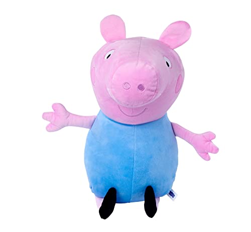 Simba 109261003 - Peppa Pig Plüsch Schorsch, 31cm, im Standardoutfit, Plüschfigur, Plüschtier, ab den ersten Lebensmonaten von Simba