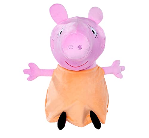 Simba 109261004 - Peppa Pig Plüsch Mama Wutz, 35cm, im Standardoutfit, Plüschfigur, Plüschtier, ab den ersten Lebensmonaten von Simba