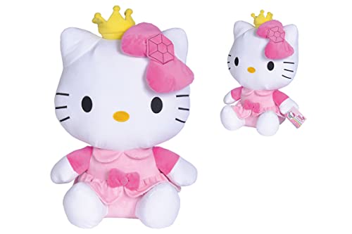 Simba 109281013 Hello Kitty Plüsch im Prinzessin Outfit, 50cm von Simba