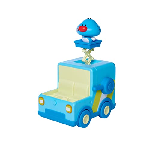 Simba 109356136 - OggyOggy Truck, mit Hebebühnen Funktion, inklusive 7cm Oggy Figur, Kinderserie, Baby Katze, Kätzchen, Spielauto, Spielzeugauto, ab 3 Jahren von Simba