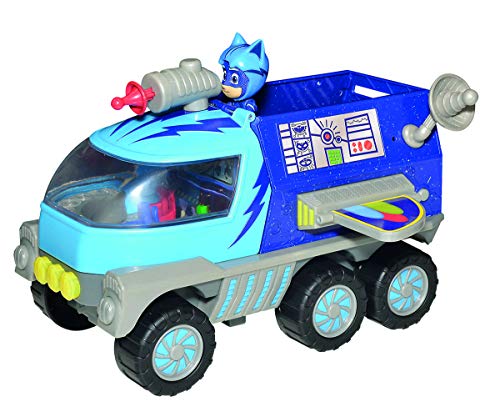 Simba – PJ Masks Mond Rover / mit Catboy Figur / mit Licht und Sound / mit Schussfunktion / mit Action Figur / 27cm groß, für Kinder ab 3 Jahren von Simba