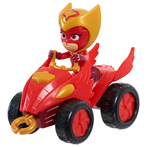 Simba 109402423 - PJ Masks Quad Eulette, mit Superhelden Action Figur, mit integrierter Seilwinde, rot mit goldenen Akzenten, Figur 8cm groß, für Kinder ab 3 Jahren Simba 109402423 - PJ Masks Quad Eulette, mit Superhelden Action Figur, mit integrierter Seilwinde, rot mit goldenen Akzenten, Figur 8cm groß, für Kinder ab 3 Jahren von Simba