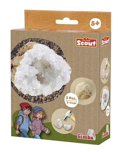 Simba 109452662 - Scout Geoden zum Aufbrechen (5 Steine) - interaktives Forscher- und Entdecker-Spielzeug für Kinder ab 5 Jahre inkl. Lupe & Schutzbrille, je 3-4 cm groß Simba 109452662 - Scout Geoden zum Aufbrechen (5 Steine) - interaktives Forscher- und Entdecker-Spielzeug für Kinder ab 5 Jahre inkl. Lupe & Schutzbrille, je 3-4 cm groß von Simba