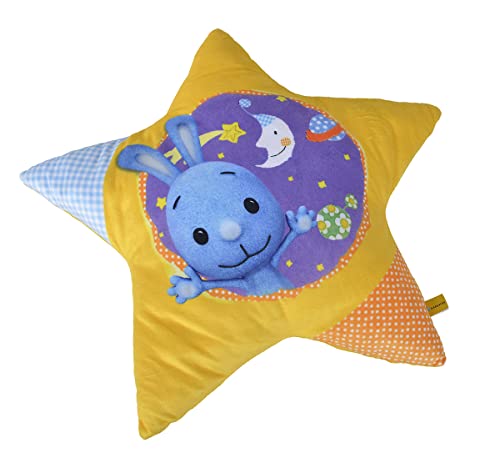 Simba 109461018 - Kikaninchen Plüsch Sternkissen, 45cm, kuschelweich, soft, Kinderzimmer Deko, Kuschelkissen, ab den ersten Lebensmonaten geeignet, Blau Simba 109461018 - Kikaninchen Plüsch Sternkissen, 45cm, kuschelweich, soft, Kinderzimmer Deko, Kuschelkissen, ab den ersten Lebensmonaten geeignet, Blau von Simba