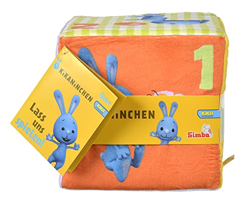 KiKANiNCHEN Aktivitätenwürfel, Aufdrucke geben Aktivitäten vor, mit Spielanleitung, Schaumstoffkern mit Rassel, 16cm, Blau KiKANiNCHEN Aktivitätenwürfel, Aufdrucke geben Aktivitäten vor, mit Spielanleitung, Schaumstoffkern mit Rassel, 16cm, Blau von Simba