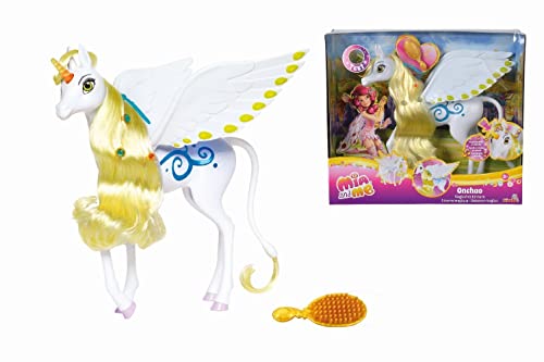 Simba 109480095 - Mia und Me Magisches Einhorn Onchao, mit Licht und Sound, Bewegliche Flügel, spielt Titelsong, 25cm von Simba