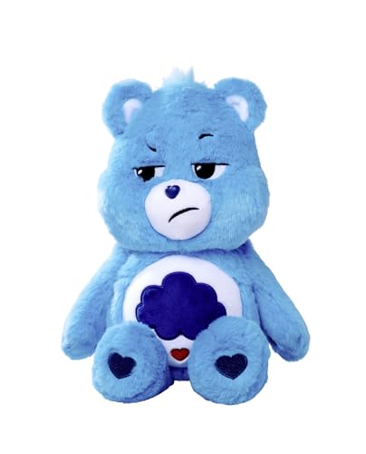 Simba 6305878004 - Glücksbärchi, Brummbärchi, 35cm, Care Bears Plüschfigur, blau von Simba