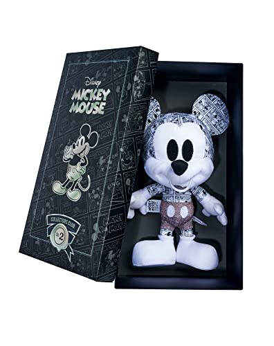 Simba 6315870275 - Disney Comic Mickey Mouse, Sammler Plüschtier in Geschenkbox, Nr. 2 der Kollektion von 12, Amazon Exclusiv, 35cm Plüschfigur, Sammlerstück, ab den ersten Lebensmonaten geeignet von Simba