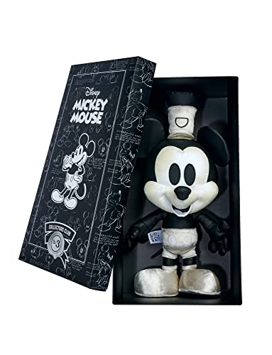 Simba 6315870276 - Disney Dampfschiff Mickey Mouse, März Edition, Amazon Exclusiv, 35cm Plüschfigur, Micky Maus, im Geschenkkarton, Limitiert, Sonderedition, Sammlerstück, ab den ersten Lebensmonaten von Simba