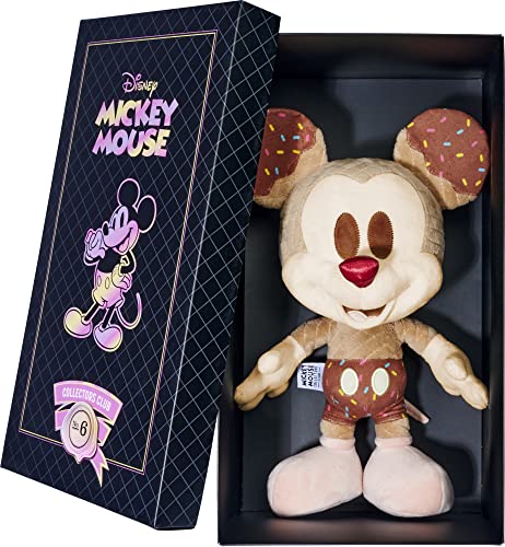 Simba 6315870311 - Disney Ice Cream Mickey Mouse, Juni Edition, Amazon Exclusiv, 35cm Plüschfigur, Micky Maus, im Geschenkkarton, Limitiert, Sonderedition, Sammlerstück, ab den ersten Lebensmonaten von Simba