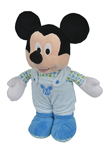 Simba 6315874811 - Disney Mickey Maus, Baby Plüsch, 28 cm, blau von Simba