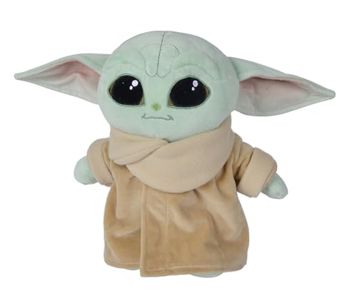 Simba 6315875778 – Disney Mandalorian, 25cm Plüschfigur, The Child, Baby Yoda, ab den ersten Lebensmonaten geeignet von Simba