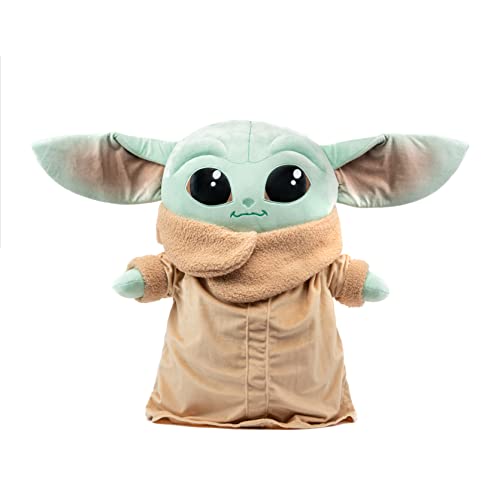 Simba 6315875795 - Disney Mandalorian, The Child Jumbo, 66cm, Baby Yoda, XXL Plüschfigur von Simba