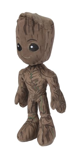 Simba 6315875835 - Disney Marvel Groot, 25cm Plüschfigur, Guardians of the Galaxy, ab den ersten Lebensmonaten von Simba