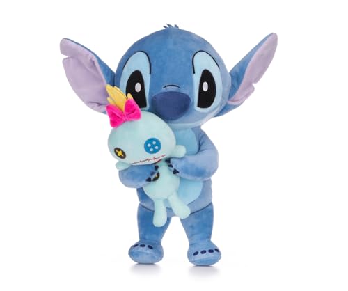 SIMBA 6315877004X06 Disney Stitch mit Scrump 25 cm Offizielles lizensiertes Kuschelkind, weicher Charakter aus der Serie Lilo und Stitch. von Disney