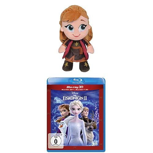 Simba 6315877554 Disney Frozen 2, Chunky Anna, 25cm & Die Eiskönigin 2 (3D Blu-ray) von Simba